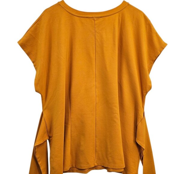 Eloquii Womens Plus‎ Size 26/28 Short Sleeve Wasit Tie Shirt - Picture 5 of 11